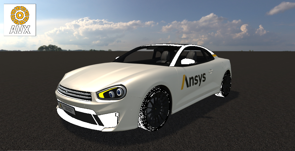 Ansys 2023 R1 Autonomous Vehicle
